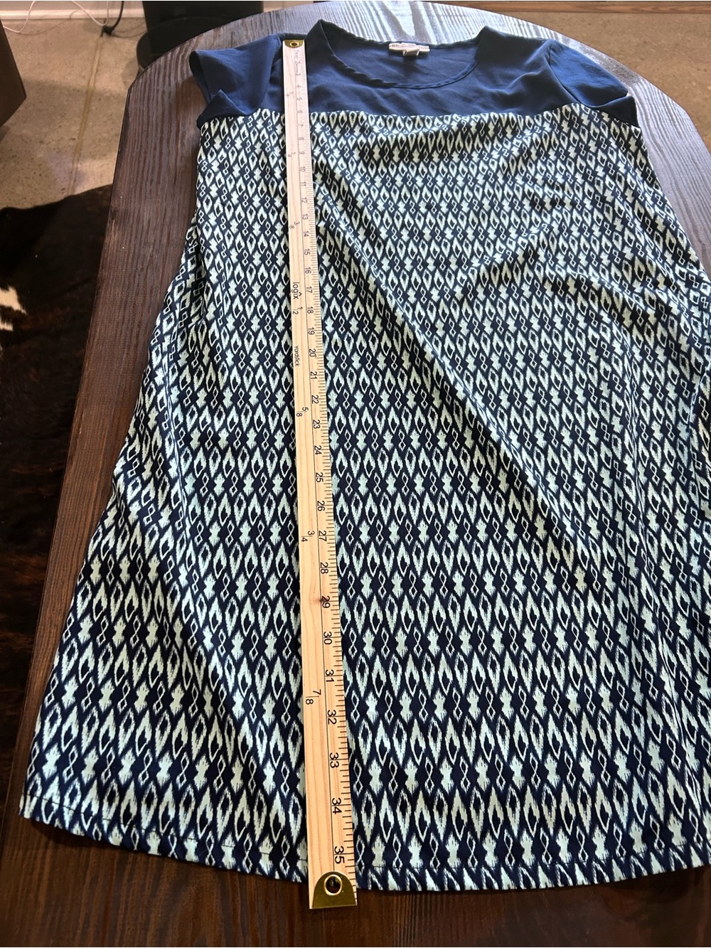 Liz Lange Navy Maternity Shift Dress - Picture 5 of 5